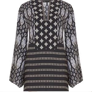 BCBGMaxazria Amilia Printed Shift Dress S